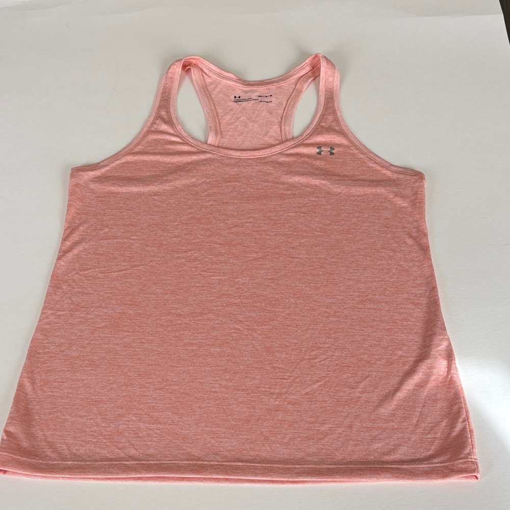 Under Armour Women's Heather Pink Racerback Tank